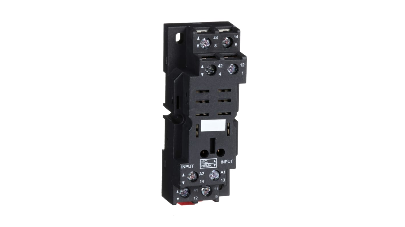 Schneider Electric Relaissockel zur Verwendung mit Steckrelais RPM (2 Wechsler) Harmony Relay RP, 8 -Kontakt ,