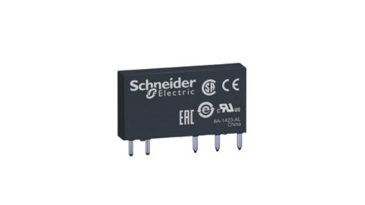 Przekaźnik mocy 24V dc SPDT Schneider Electric, montaż PCB