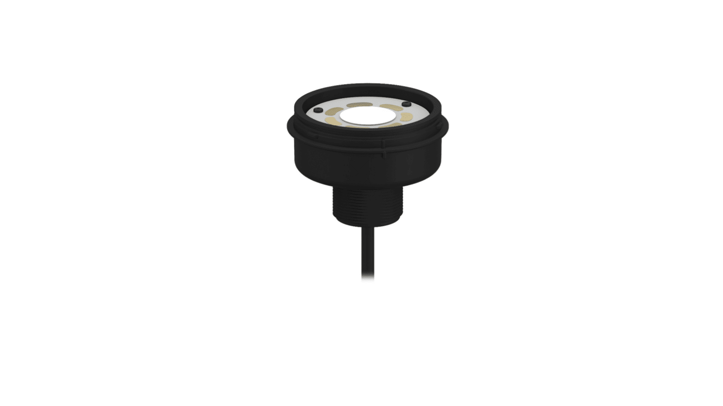LED Talp, Fekete burkolat, alsó rész Ø: 70mm, 12 → 30 V DC
