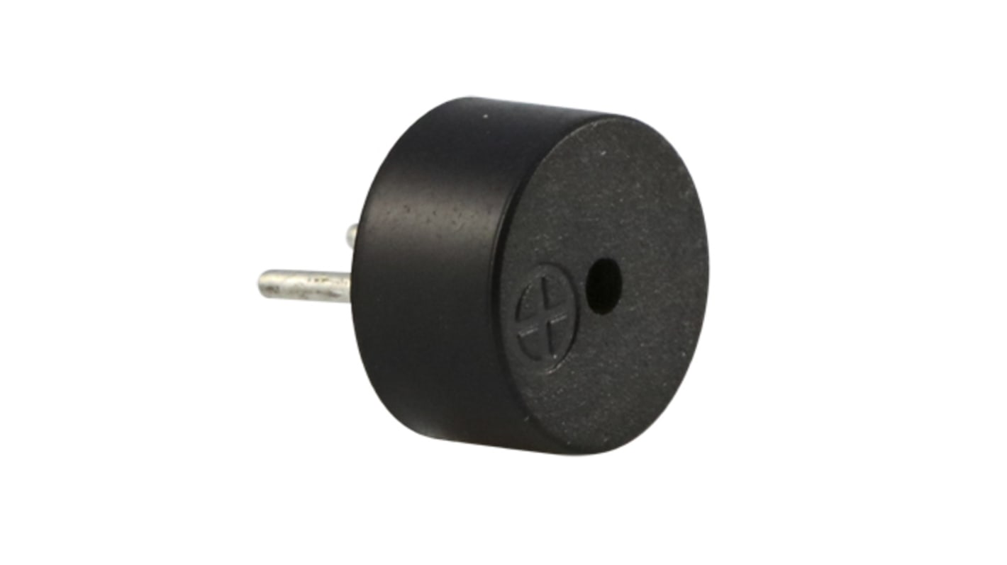 RS PRO Through Hole Buzzer, 2 → 4 V, 70dB at 1 m, Single-Tone