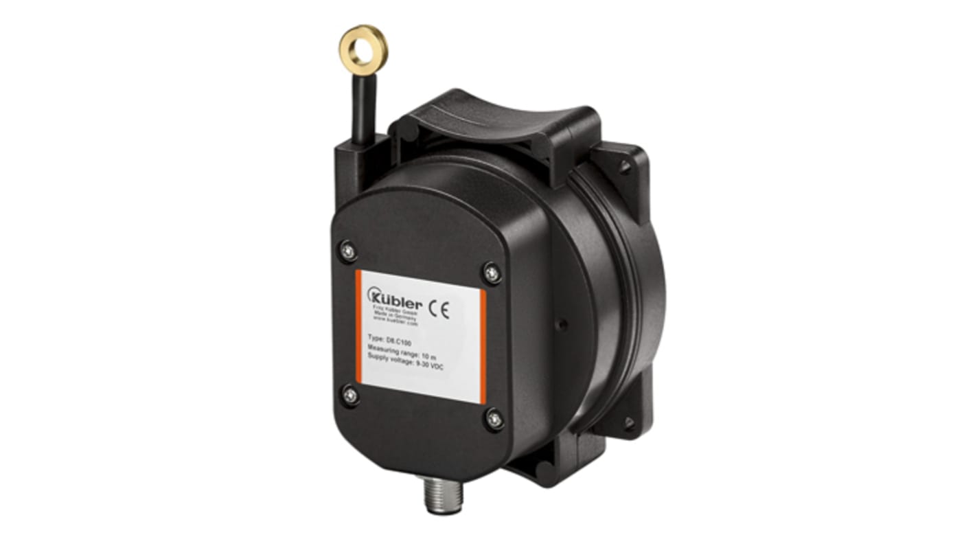 Encoder de cable Kübler serie C100, con Conector M12 de 12 contactos, 9 → 30 V dc, IP67