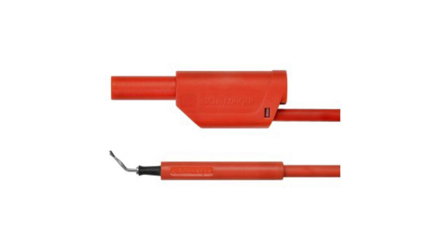 Cable de prueba Schutzinger AL 8321 / ZPK / 1 / 50 / RT, CAT II 600V