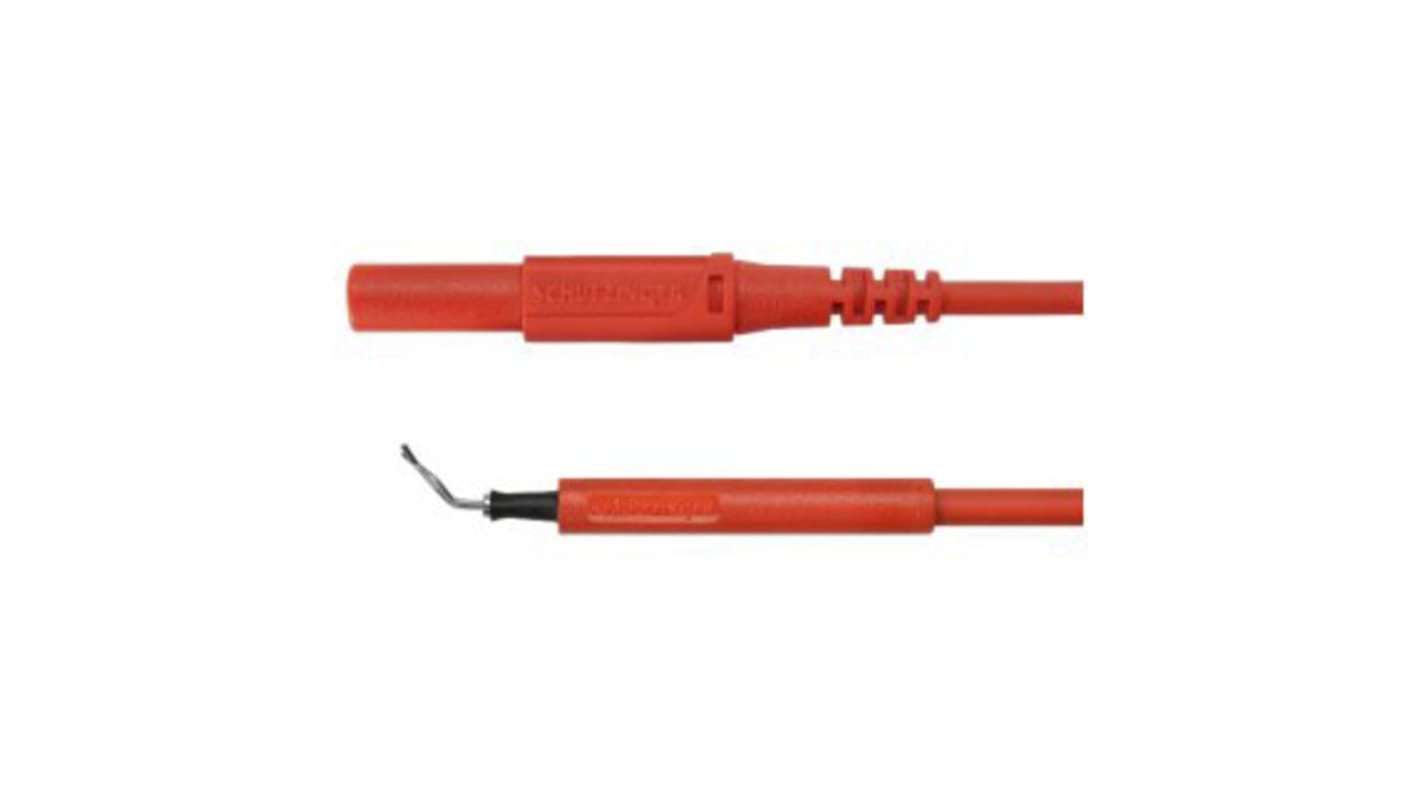 Cable de prueba Schutzinger AL 8322 / ZPK / 1 / 50 / SW, CAT II 600V