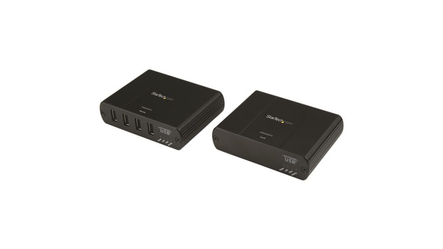 StarTech.com USB-Extender, 100m, USB 2.0, CATx 4-Port, 100 x 76 x 26mm lokales Gerät