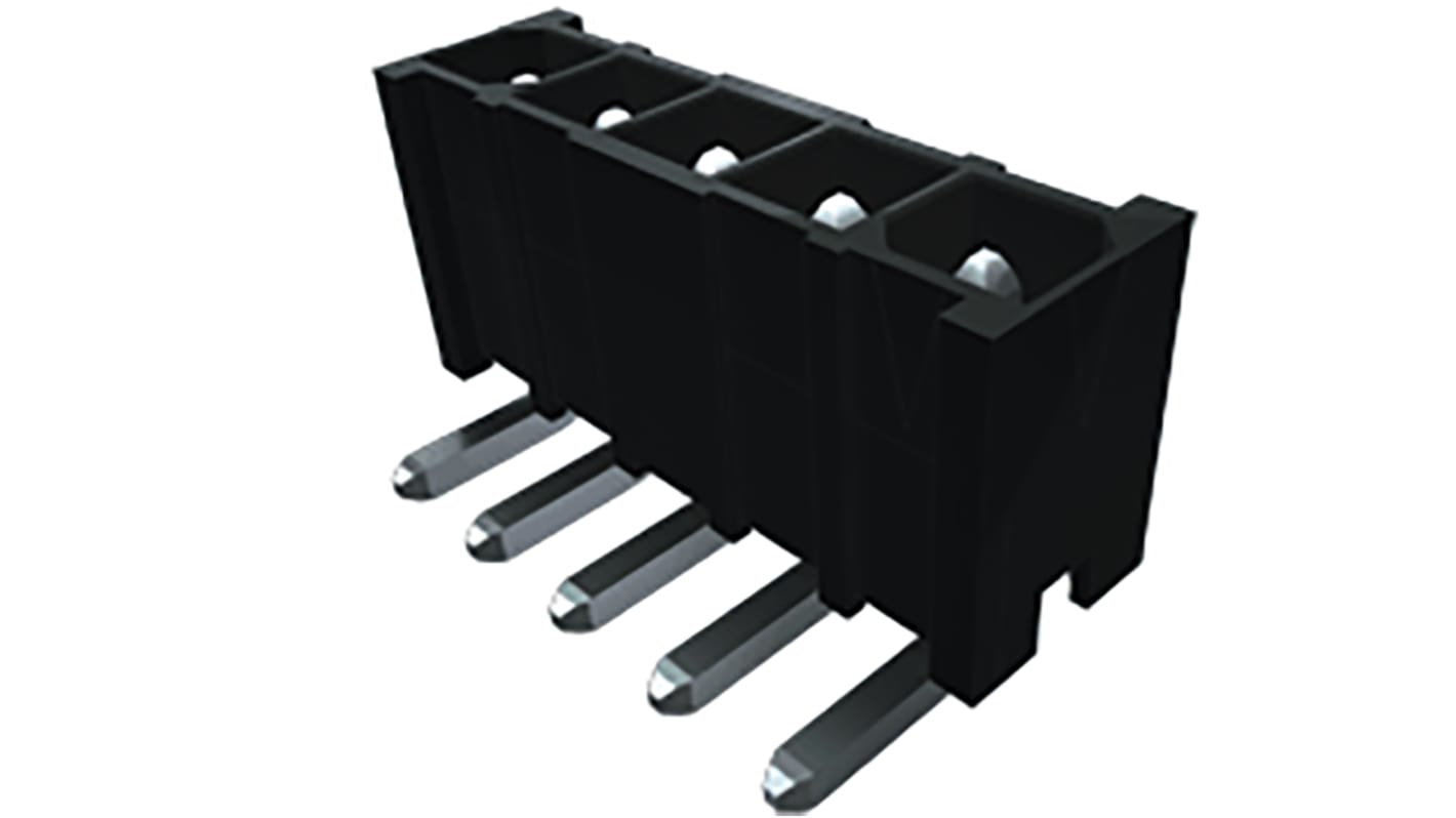 Samtec IPBT Series Straight Through Hole PCB Header, 2 Contact(s), 4.19mm Pitch, 2 Row(s), Shrouded