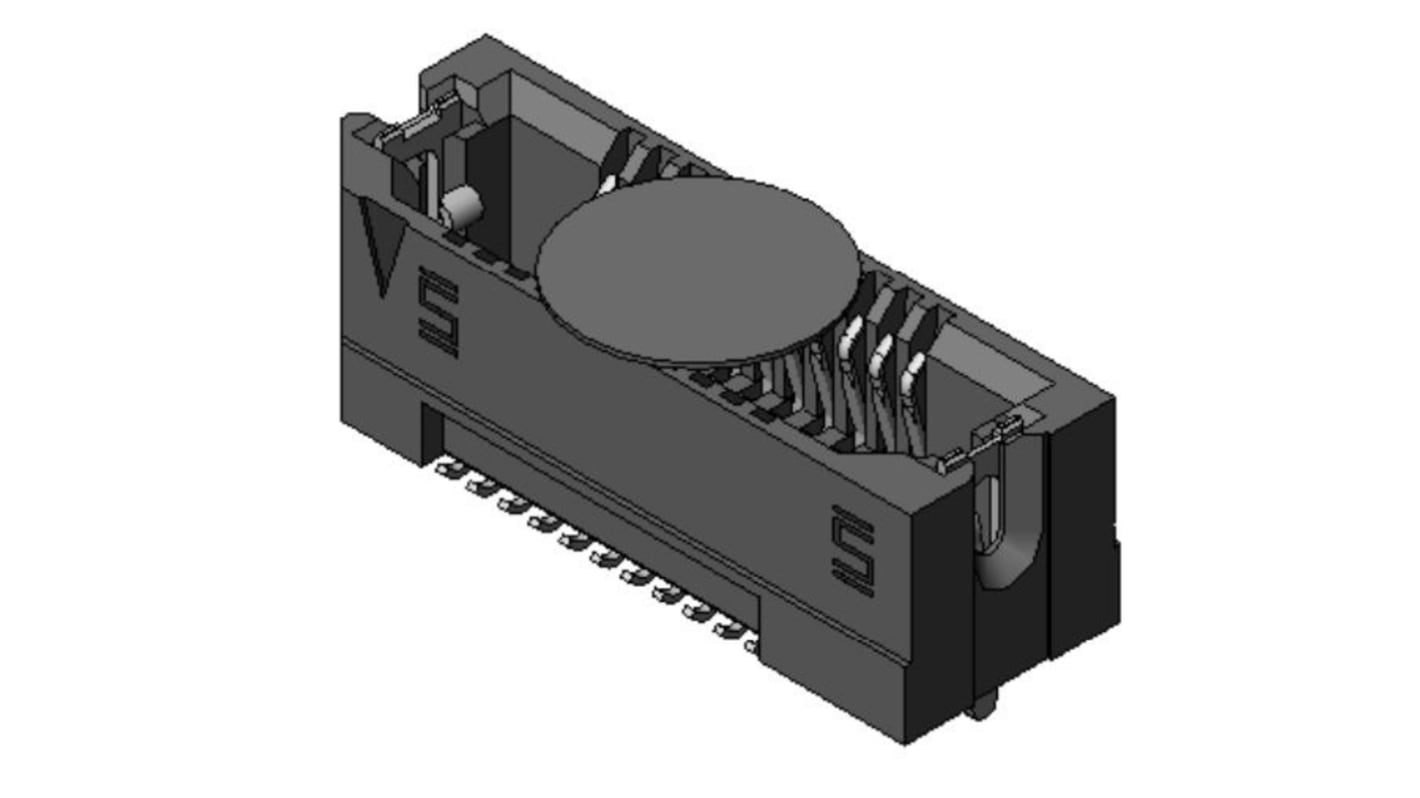 Presa PCB Samtec, 22 vie, 2 file, passo 0.8mm, Montaggio superficiale