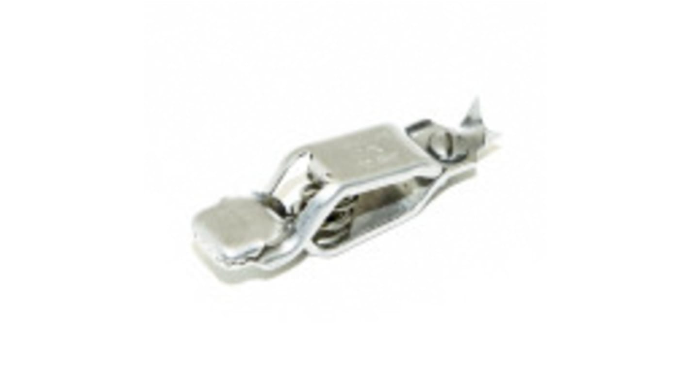 Mueller Electric Crocodile Clip, Stainless Steel Contact, 20A