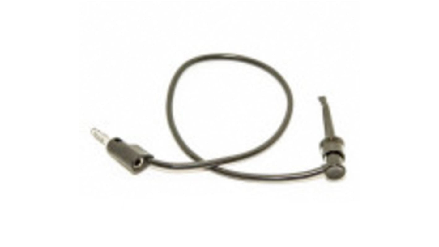 Cavo clip a coccodrillo Mueller Electric, 5A, col. Nero, 300mm