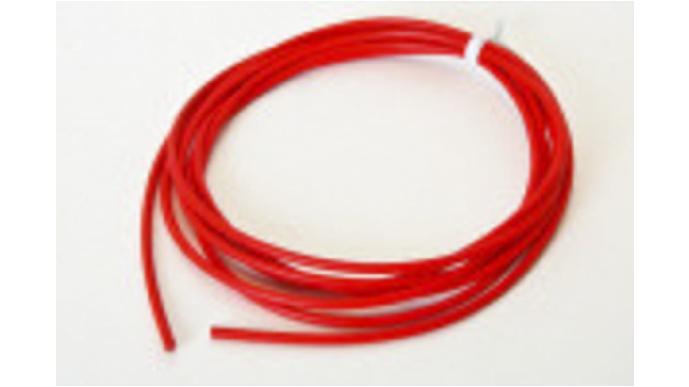 Mueller Electric Test lead, 45A, 600V, Red, 250mm Lead Length