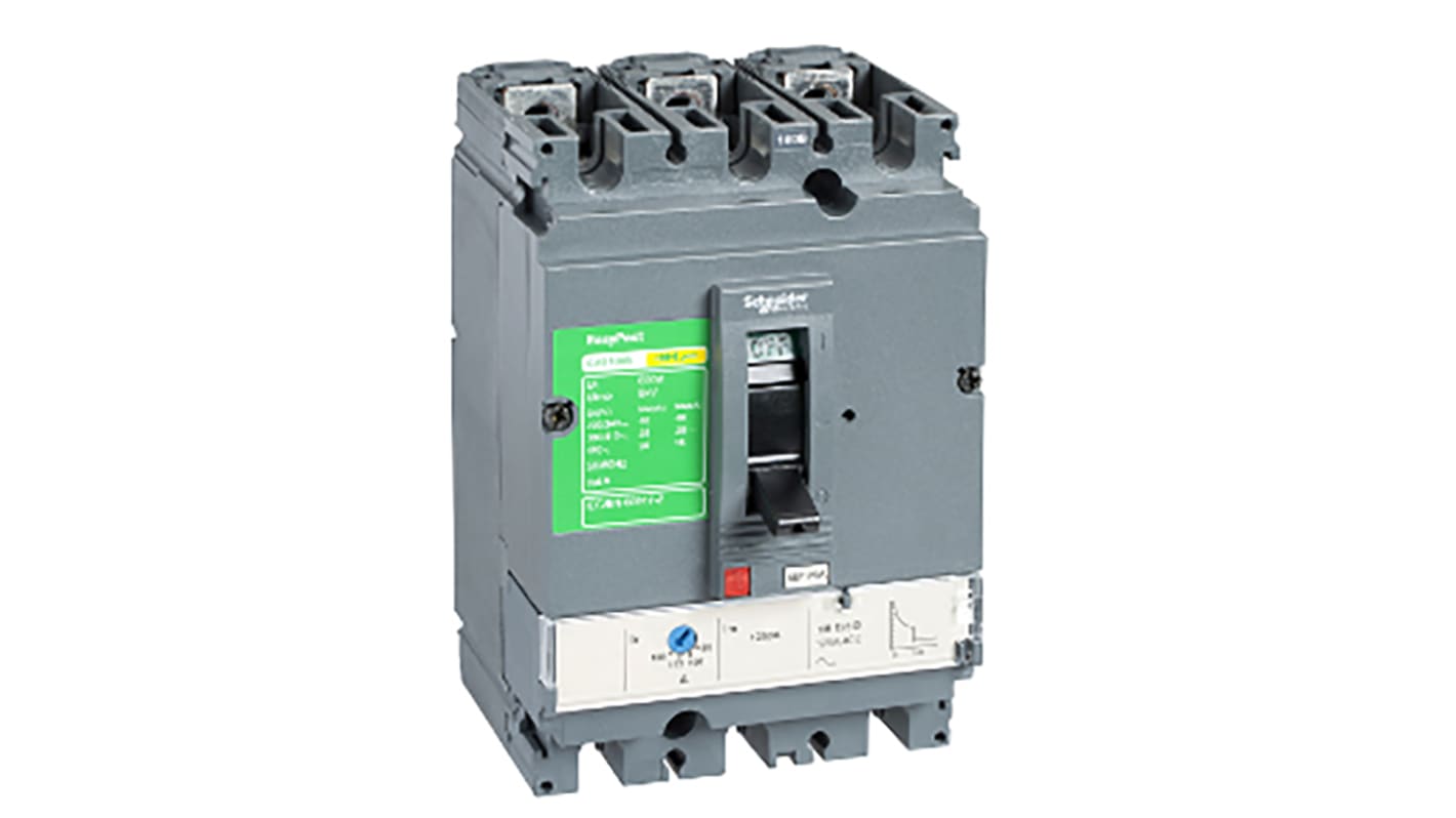 Schneider Electric, EasyPact CVS-CVS160B MCCB 3P 160A, Breaking Capacity 20 kA