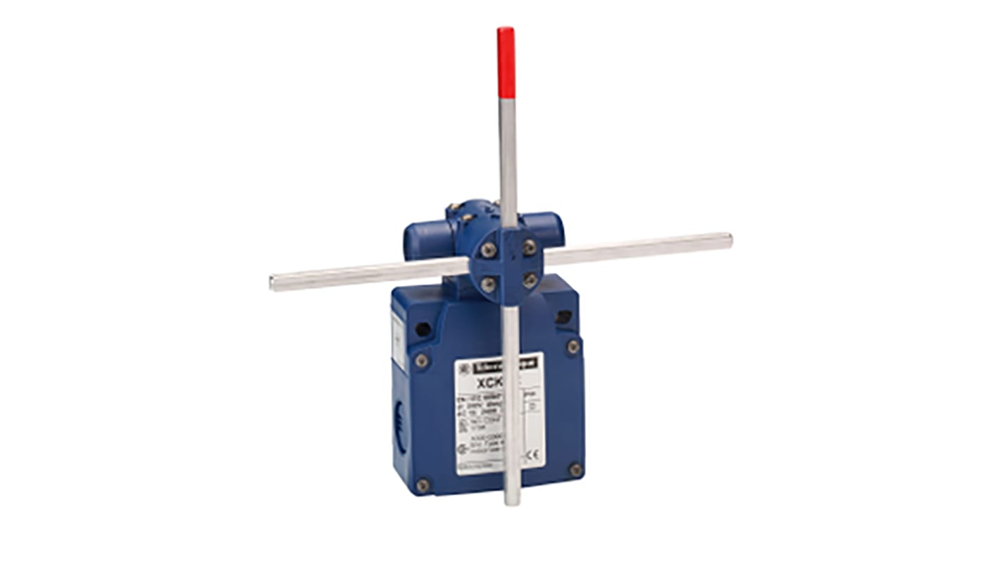 Telemecanique Sensors OsiSense XC Series Rod Limit Switch, 1NC/1NO + 1NC/1NO, IP65, 4P, Plastic Housing, 240V ac Max,