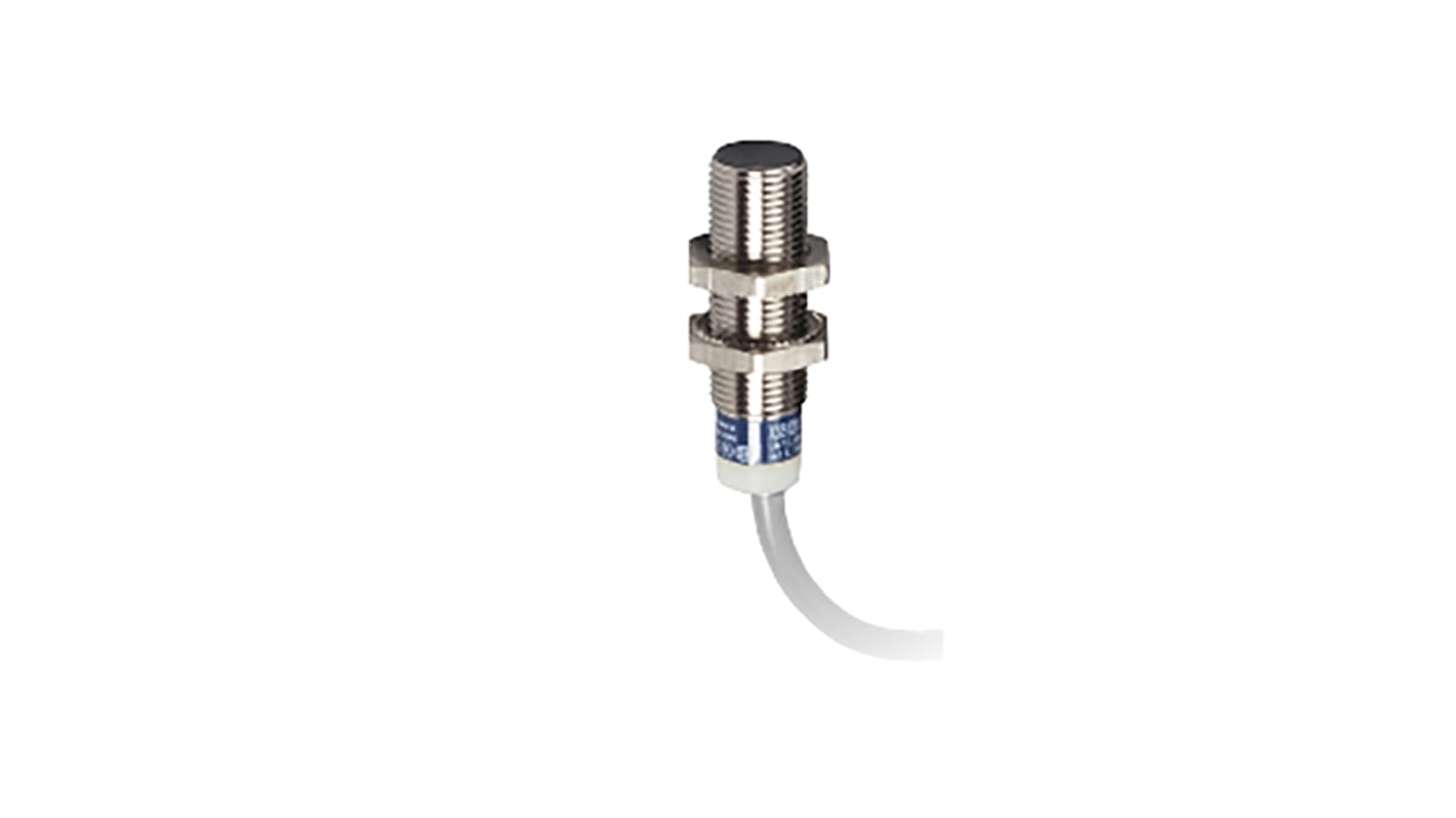 Sensor de proximidad Telemecanique Sensors, M12 x 1, alcance 4 mm, salida NC, 12 → 24 V dc, IP68, IP69K, 2kHz