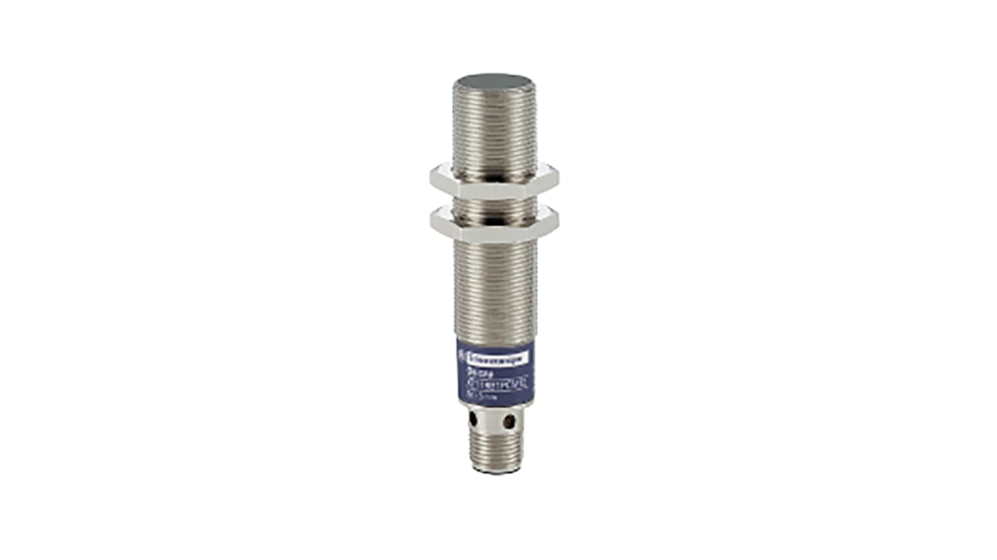 Telemecanique Sensors Capacitive Barrel-Style Proximity Sensor, M18 x 1, 5 mm Detection, PNP Output, 12 → 30 V