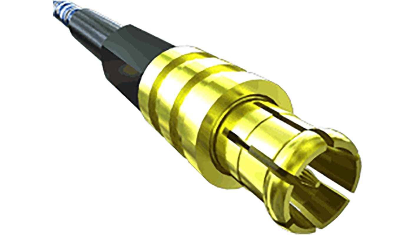Conector coaxial Samtec MCX7-P-C-H-ST-CA3, Macho, Recto, Impedancia 75Ω, Montaje de Cable, Terminación de Soldador, 0