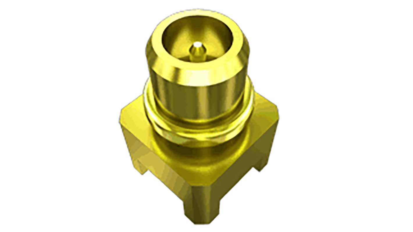 Samtec MMCX Stecker Koaxialsteckverbinder MCX-Steckverbinder, PCB, Löt-Anschluss, 50Ω, Micro Miniature, Gerade