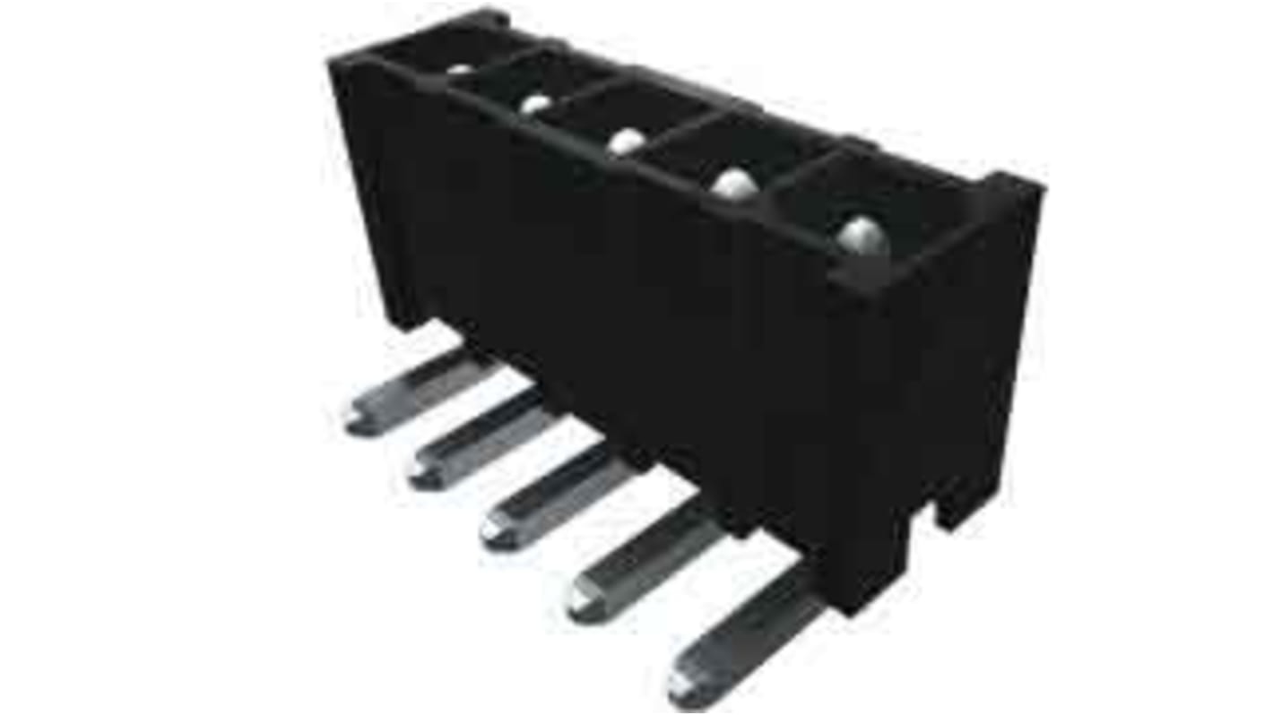 Samtec IPBT Leiterplatten-Stiftleiste gewinkelt, 4-polig / 2-reihig, Raster 4.19mm, Kabel-Platine,