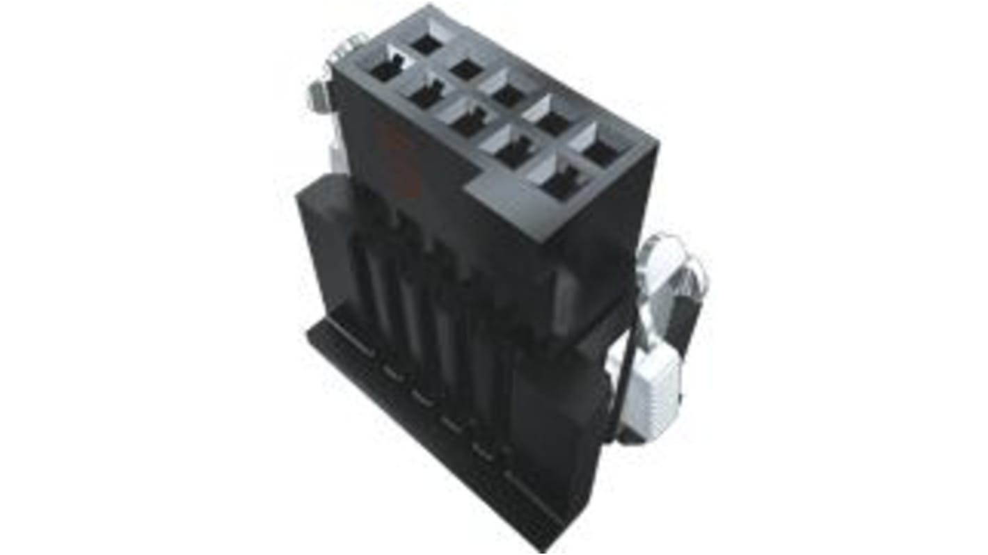 Carcasa de conector de crimpado Samtec Hembra ISDF-15-D, Serie ISDF, paso: 1.27mm, 30 contactos, 2 filas, Recto, Macho,