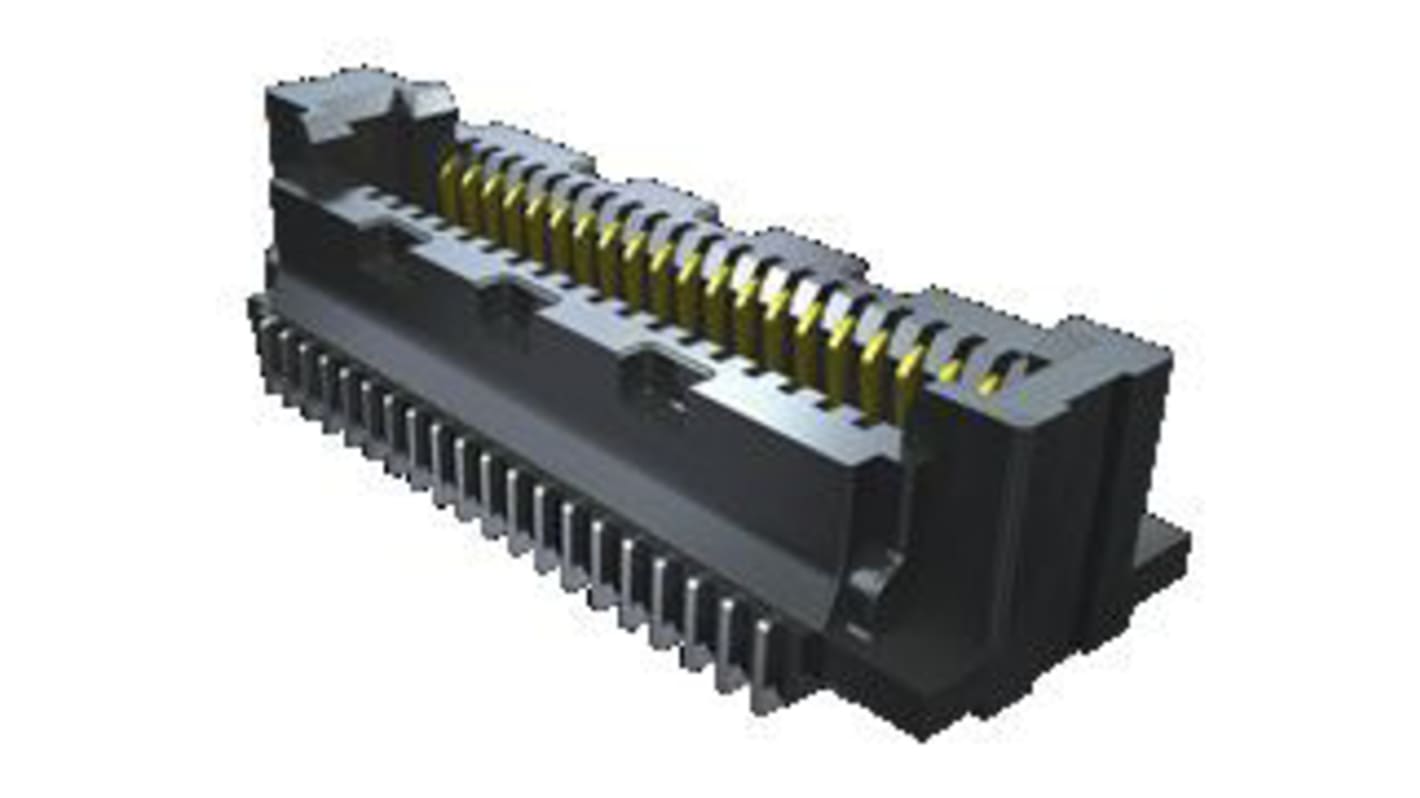 Samtec SS5 Series Straight Surface Mount PCB Socket, 160-Contact, 2-Row, 0.5mm Pitch, Solder Termination