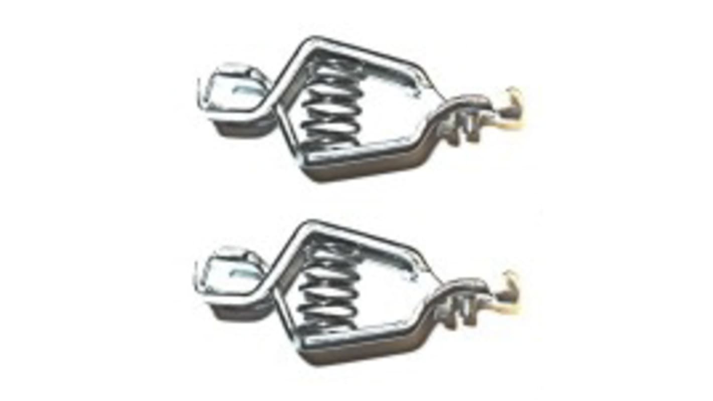 Mueller Electric Crocodile Clip, Zinc-Plated Steel Contact, 25A