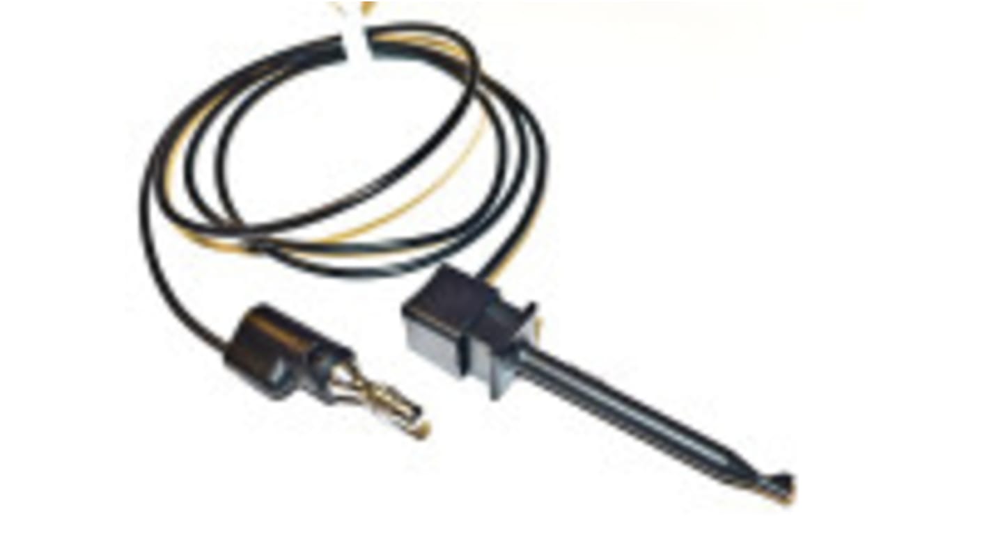 Cable de prueba Mueller Electric de color Negro, 300V, 5A, 1.2m