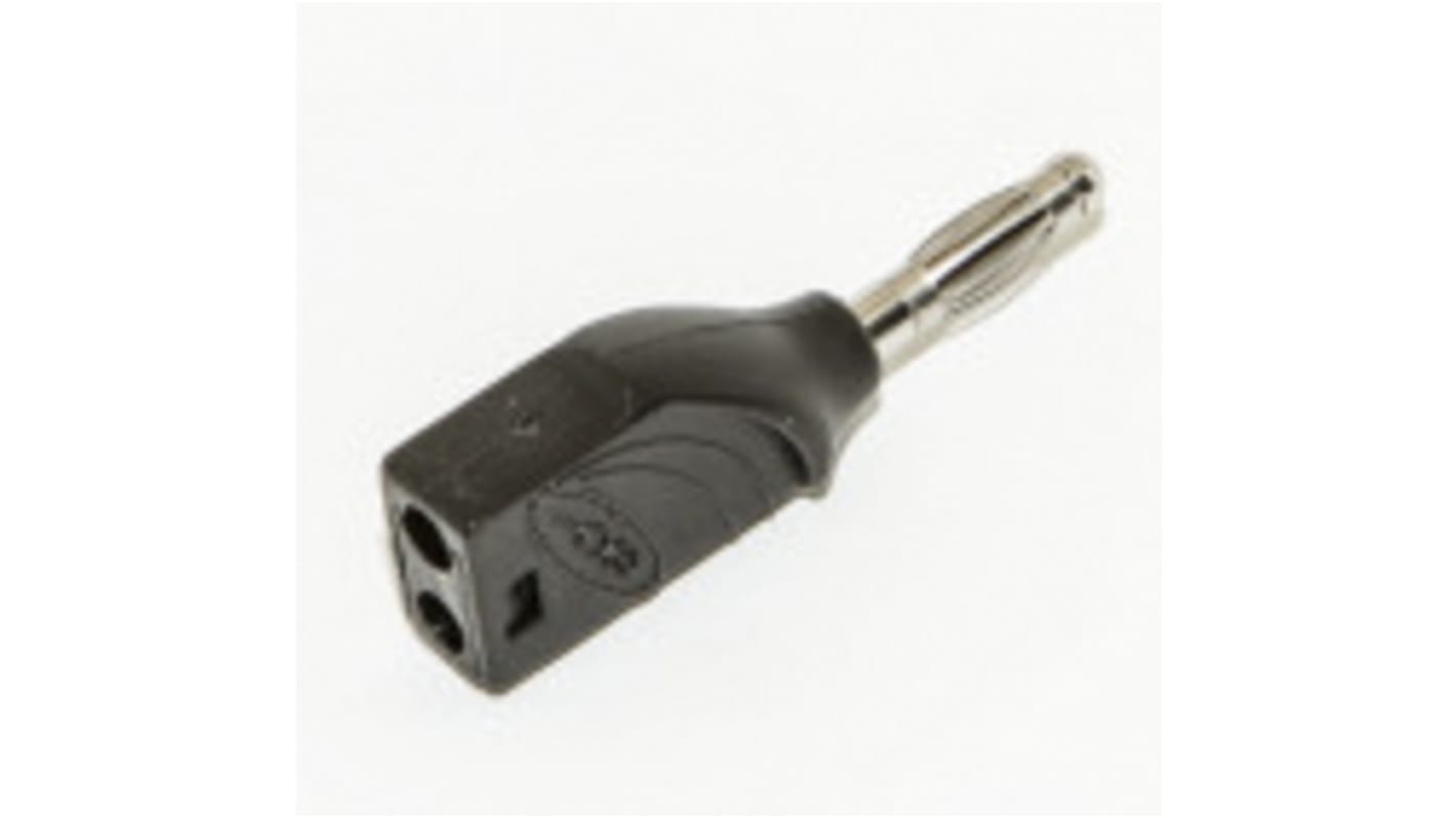 Conector banana Macho, 15A, 1000V, Contacto Níquel, Rojo