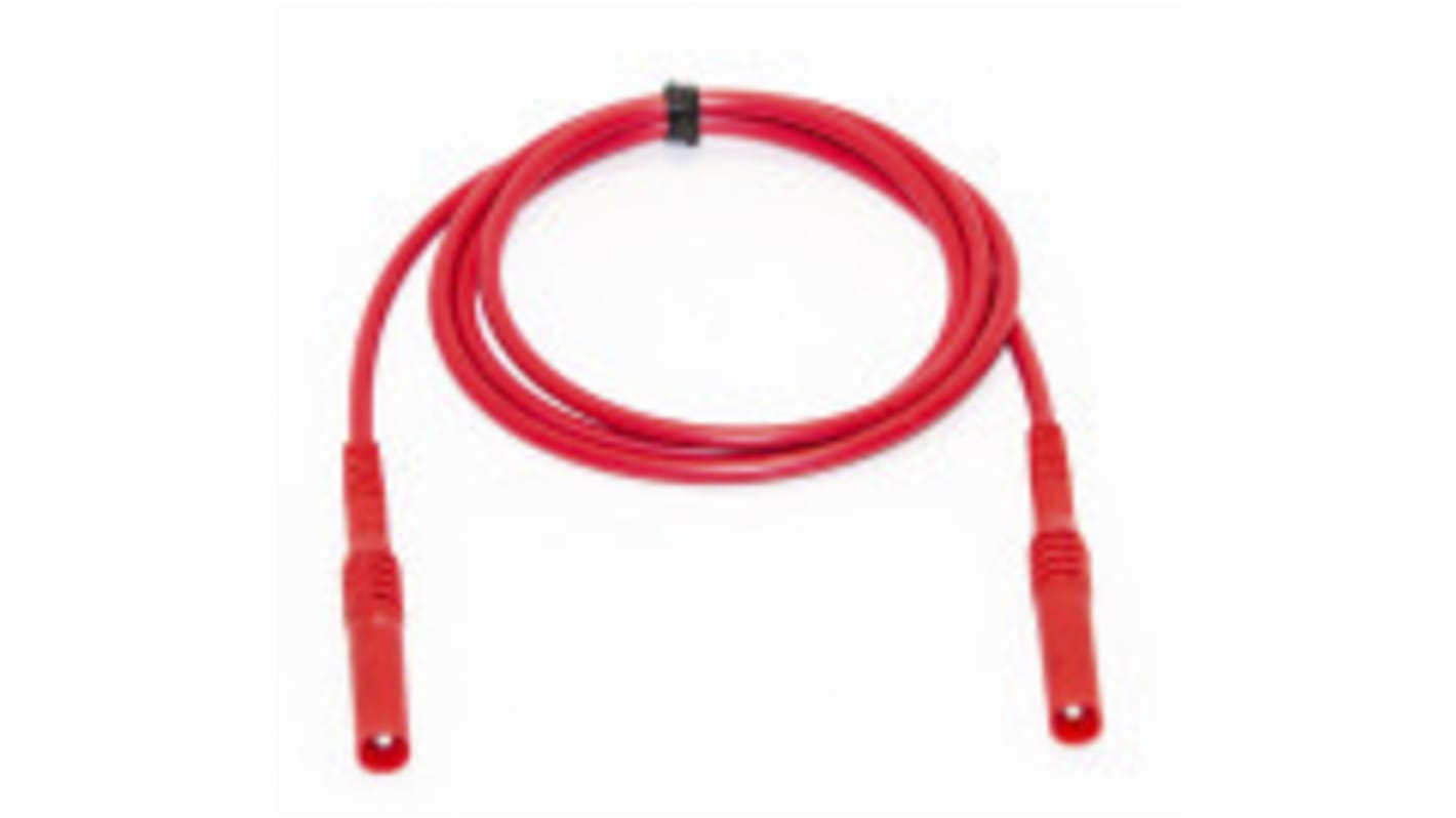 Mueller Electric Test lead, 20A, 1kV, Red, 600mm Lead Length