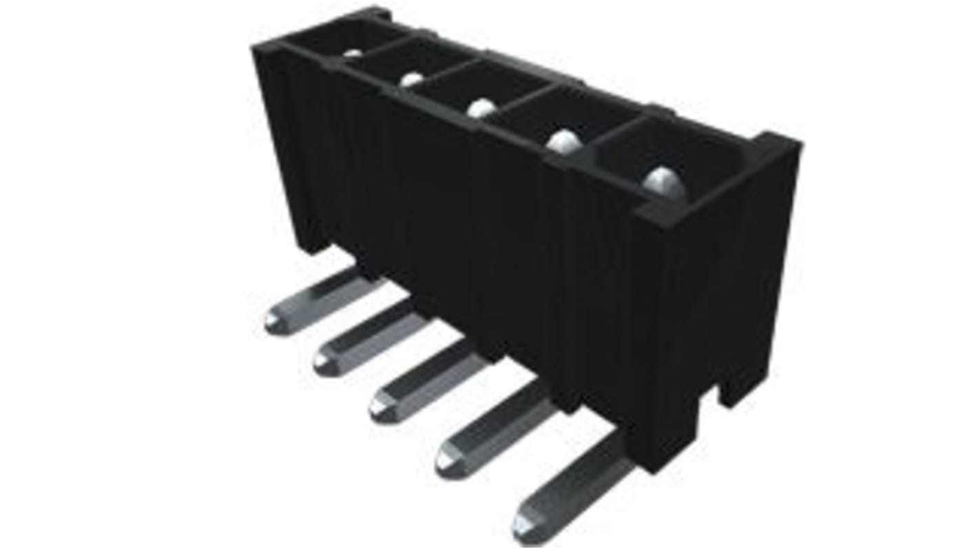 Samtec IPBT Leiterplatten-Stiftleiste gewinkelt, 10-polig / 2-reihig, Raster 4.19mm, Kabel-Platine,