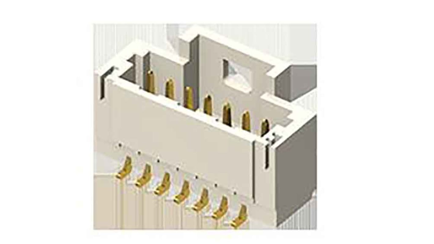 Samtec T1M Series Straight Surface Mount PCB Header, 5 Contact(s), 1.0mm Pitch, 1 Row(s), Shrouded