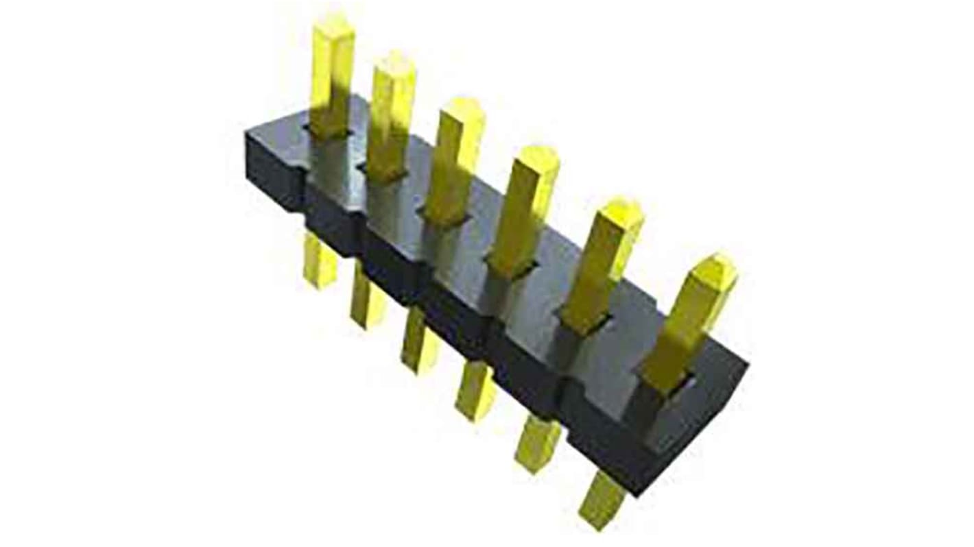 Samtec FTS Series Straight Surface Mount Pin Header, 8 Contact(s), 1.27mm Pitch, 2 Row(s), Unshrouded