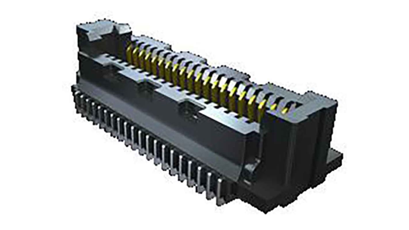 Samtec SS5 Series Straight Surface Mount PCB Socket, 160-Contact, 2-Row, 0.5mm Pitch, Solder Termination