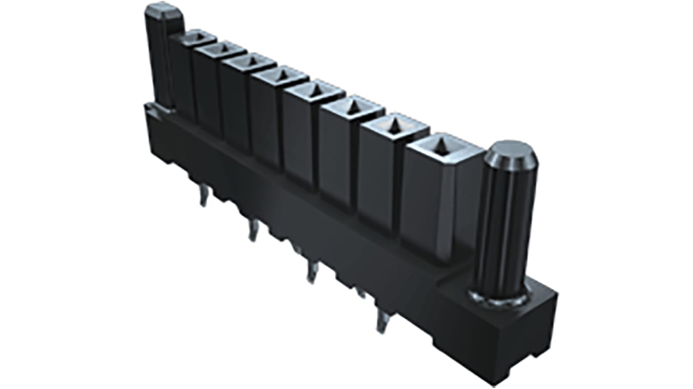 Samtec IPBS Series Straight Through Hole Mount PCB Socket, 30-Contact, 2-Row, 4.19mm Pitch, Solder Termination