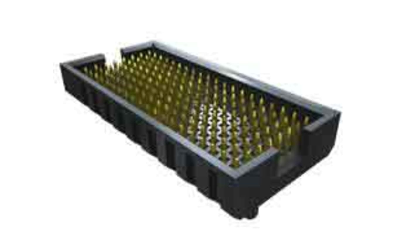 Samtec YFT Series Straight Surface Mount PCB Header, 100 Contact(s), 1.27mm Pitch, 5 Row(s), Shrouded