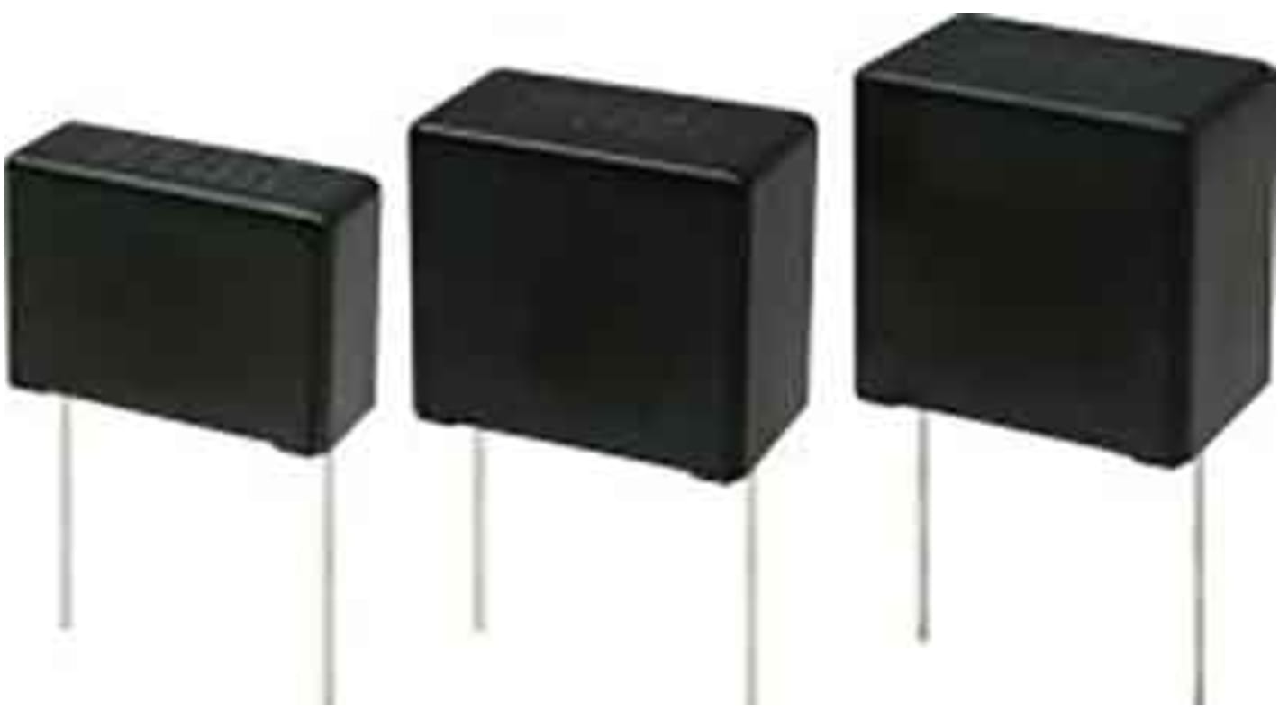 Panasonic ECWFG Metallised Polypropylene Film Capacitor, 630V dc, ±10%, 2.2μF, Through Hole