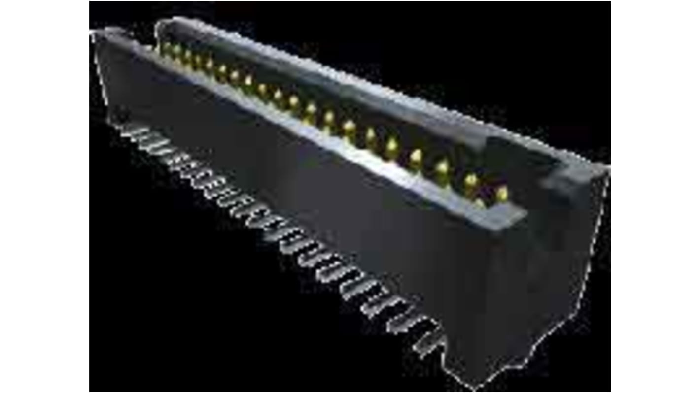 Samtec TFM Series Straight Through Hole PCB Header, 8 Contact(s), 1.27mm Pitch, 2 Row(s), Shrouded
