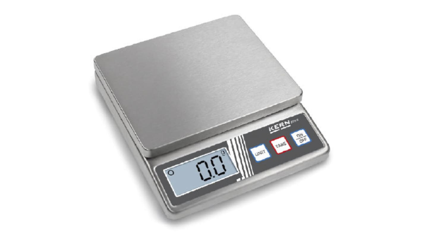 Kern FOB-S Bench Weighing Scale, 5kg Weight Capacity, With RS Calibration