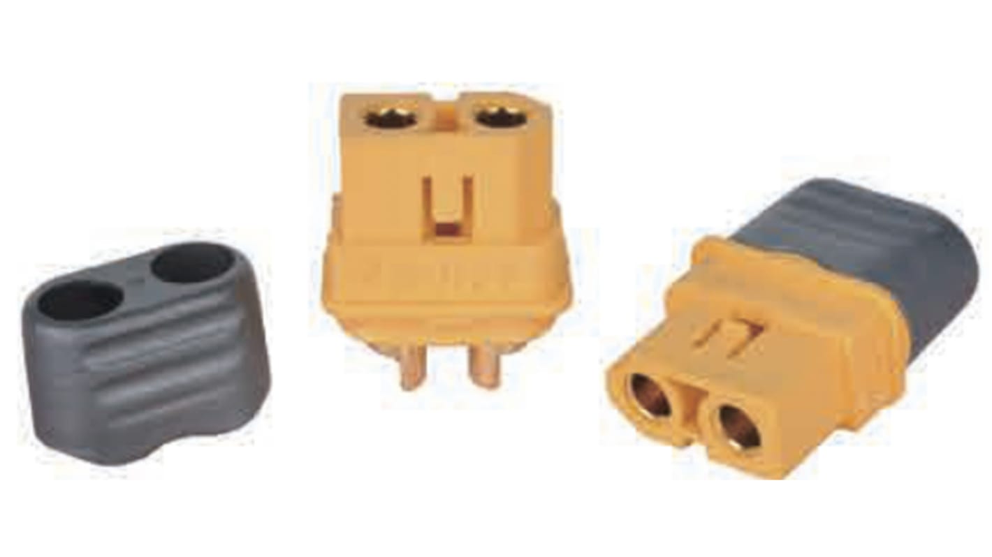 Conector de potencia compacto Hembra RS PRO, 2P, 500 V dc, 30A