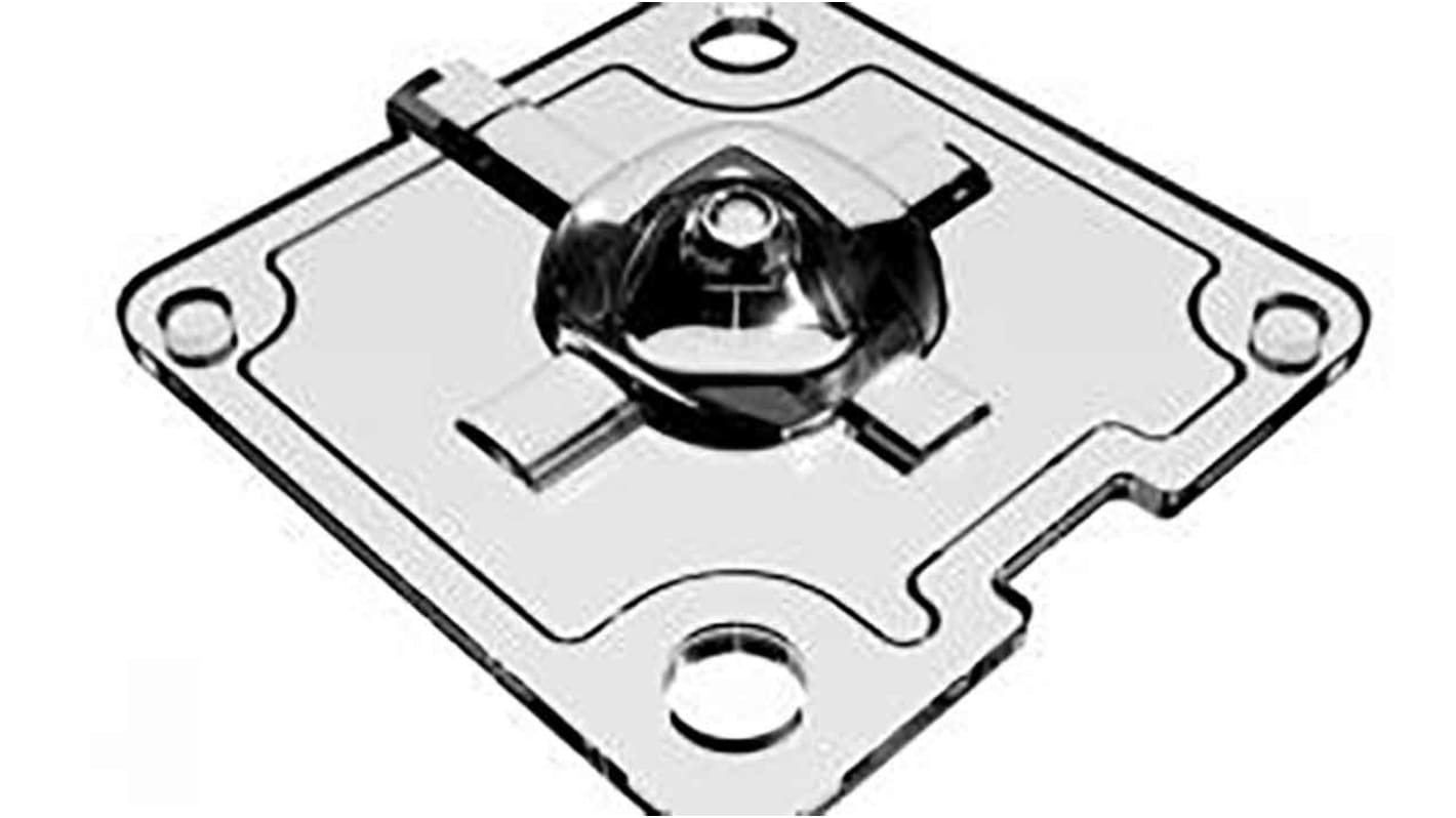 Carclo Mini Hubble LED Linse Quadratisch aus PMMA x 5mm, für Korridorbeleuchtung, Deckenleuchten und Innenbeleuchtung,