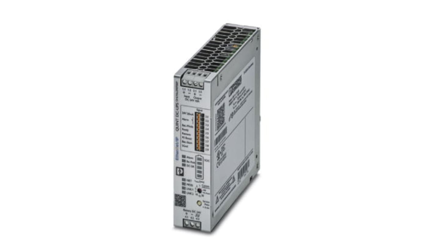 Zasilacz bezprzerwowy, 480W, 16.2A, Uwe 18 → 30V dc, Uwy 18 → 32V dc, Phoenix Contact, QUINT4