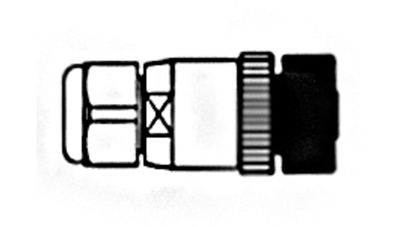 Molex Circular Connector, 4 Contacts, Cable Mount, M12 Connector, Socket, Female, IP67, Micro-Change Series