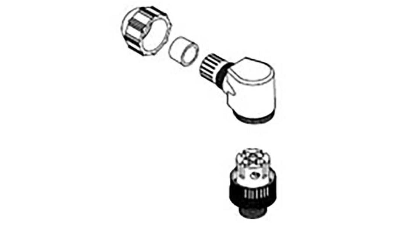 Molex Micro-Change M12 Rundsteckverbinder Stecker 5-polig / 4.0A Kabelmontage, Schraubanschluss IP 67