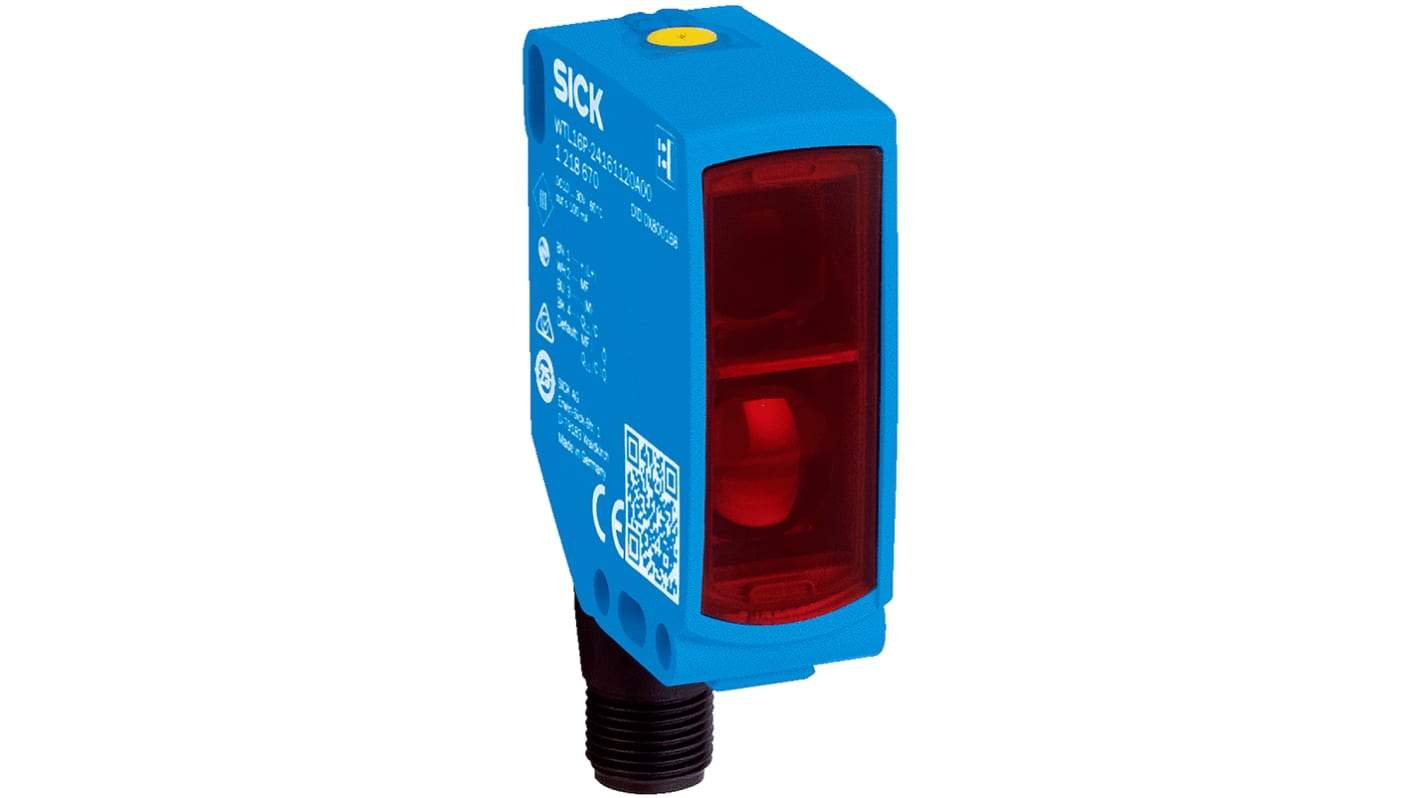 Sick Polarised Retro Reflection Photoelectric Sensor, Block Sensor, 0 → 10 m Detection Range