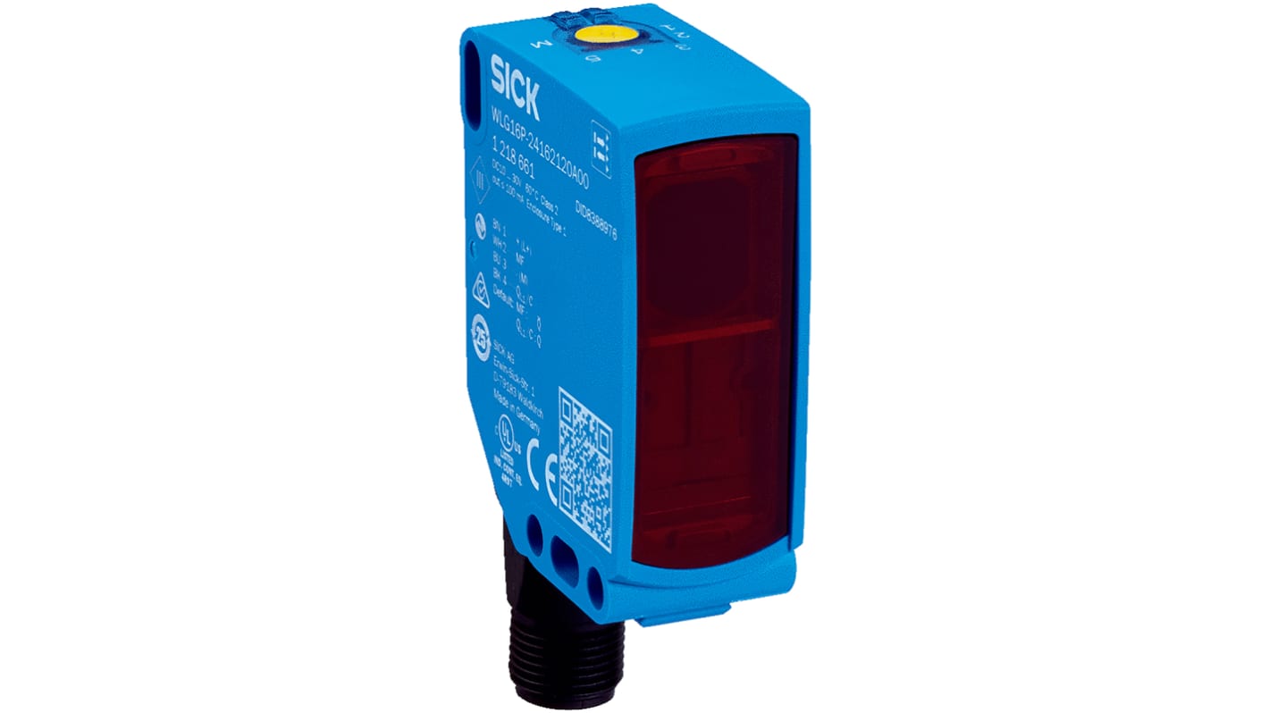 Sick Polarised Retro Reflection Photoelectric Sensor, Block Sensor, 0 → 5 m Detection Range