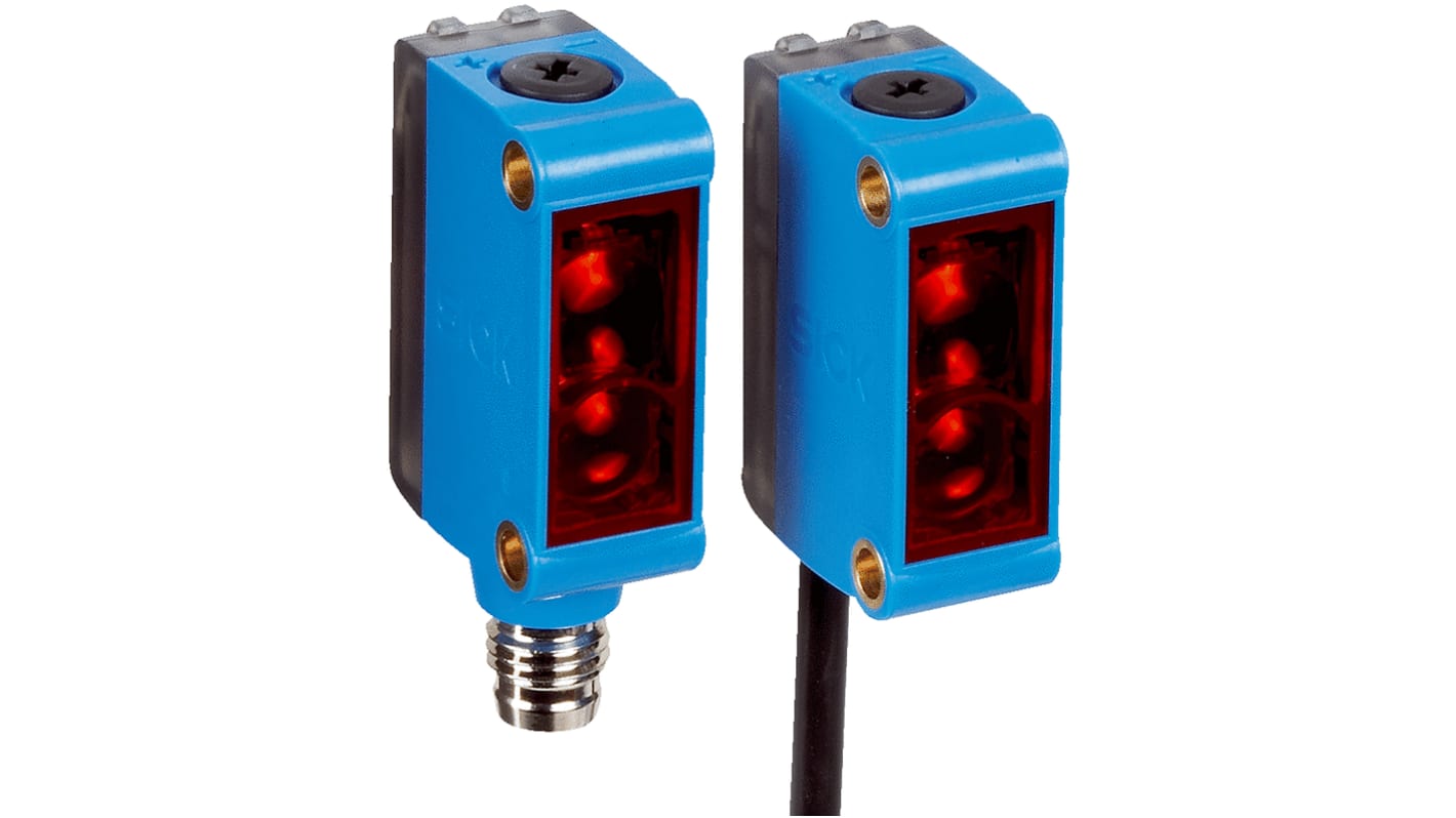 Sick Through Beam Photoelectric Sensor, Block Sensor, 0 → 15 m Detection Range