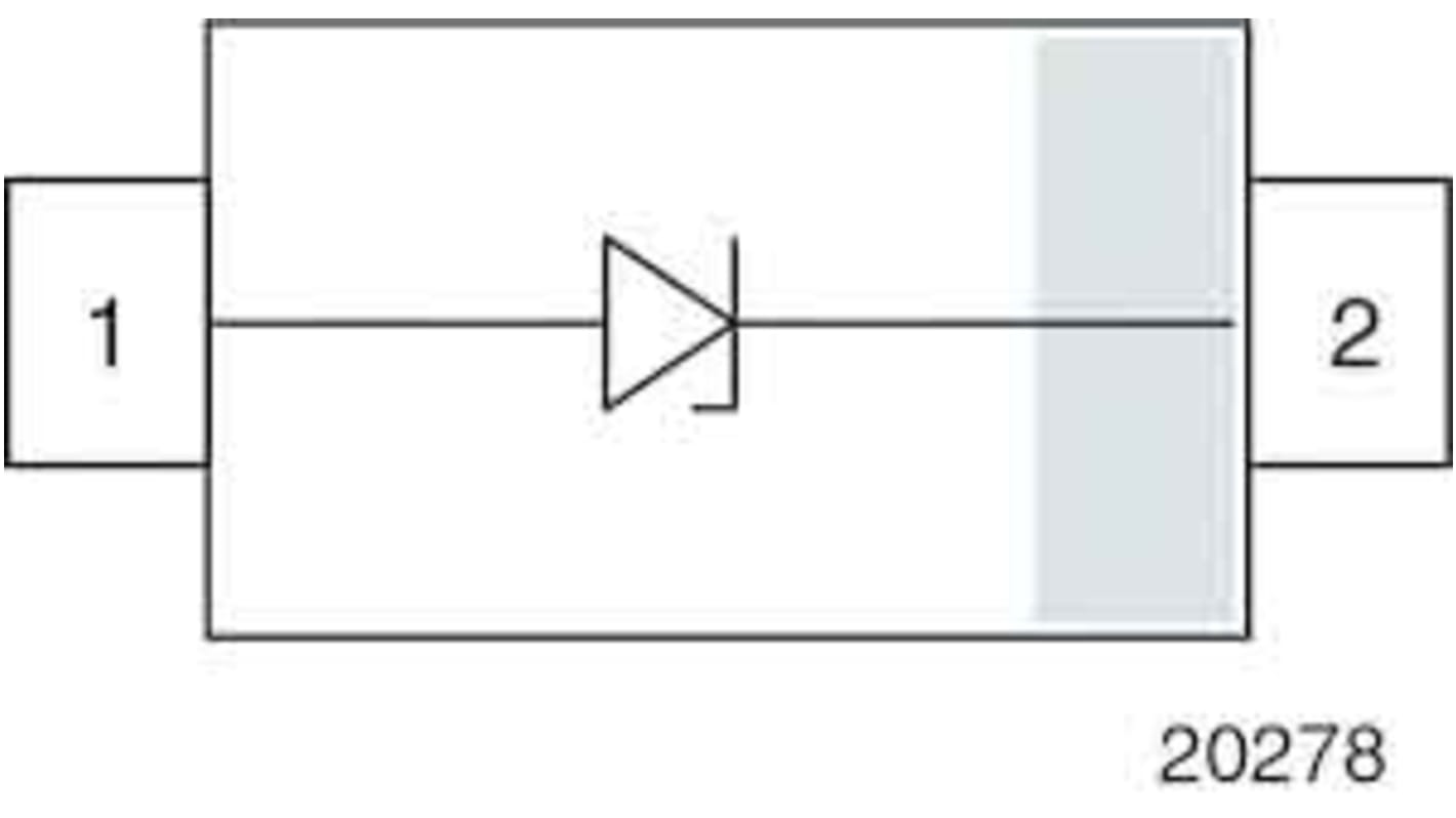 Diode TVS Unidirectionnel, claq. 17.1V, 25V DO-219AB, 2 broches, dissip. 400W