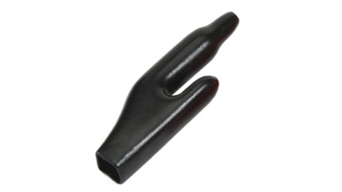 RS PRO Krokodilklemme, Schwarz PVC