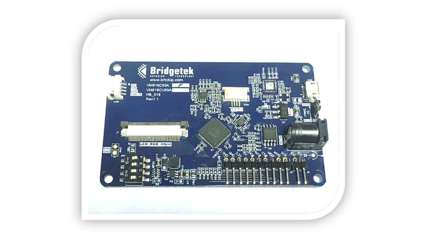 Kijelző panel VM816C50A-N, Fejlesztőmodul, használható: (BT816 EVE)-val