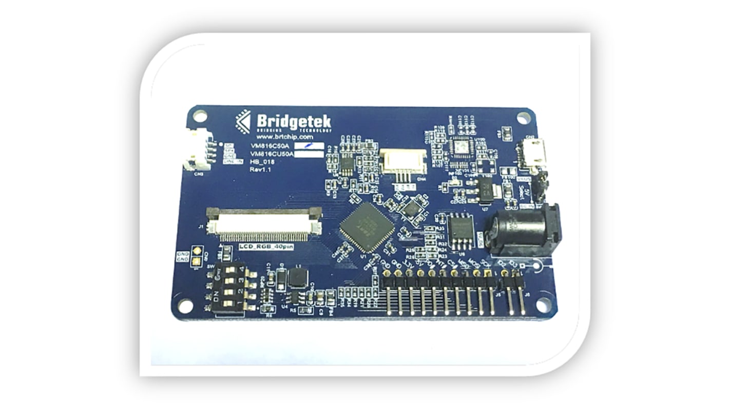 Bridgetek VM816C50A-N, EVE Credit Card Board (no display) LCD Development Module With SPI for BT816 EVE