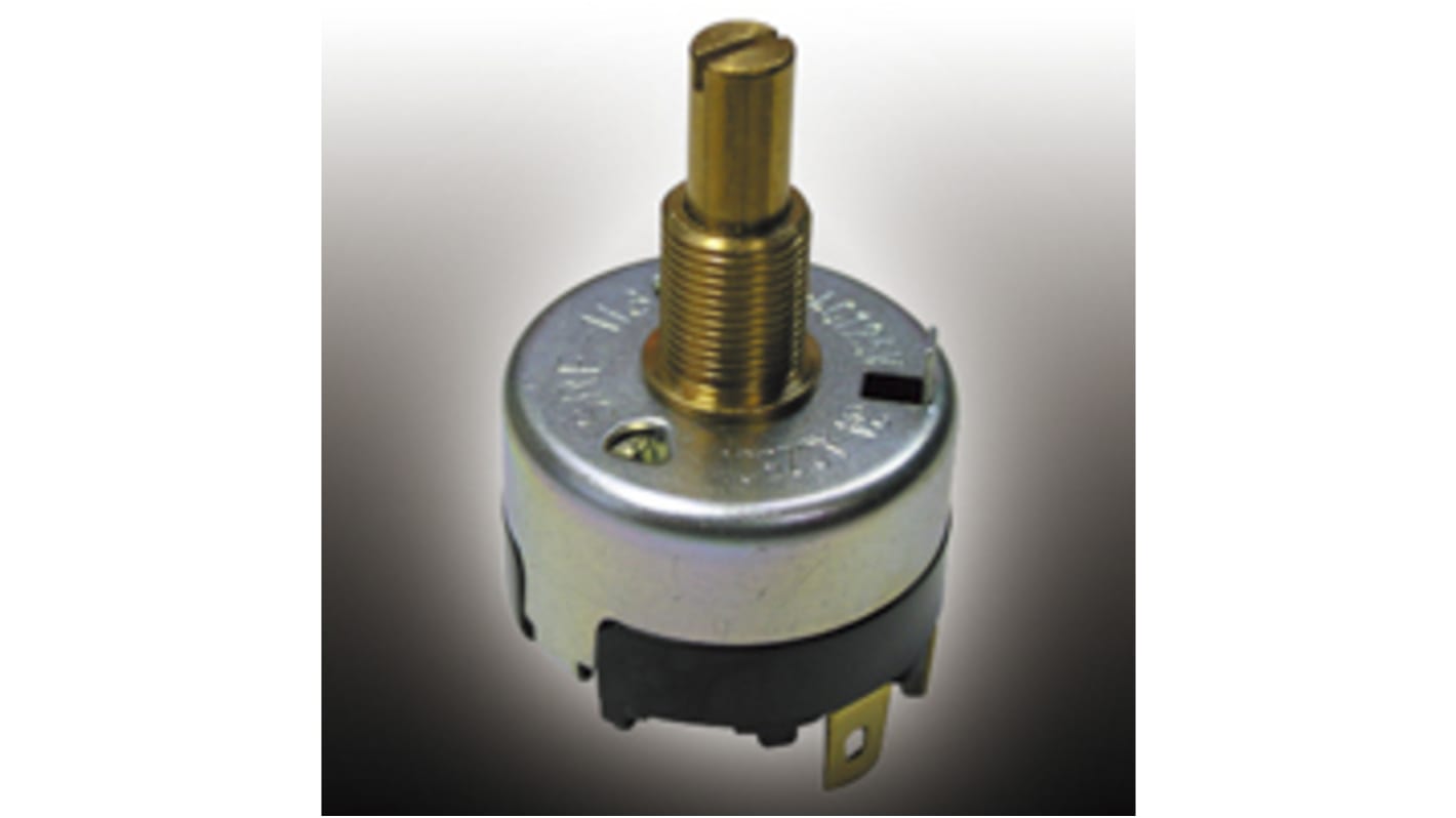 Nidec Components SRF, 3 Position Rotary Switch, 6 A, Solder