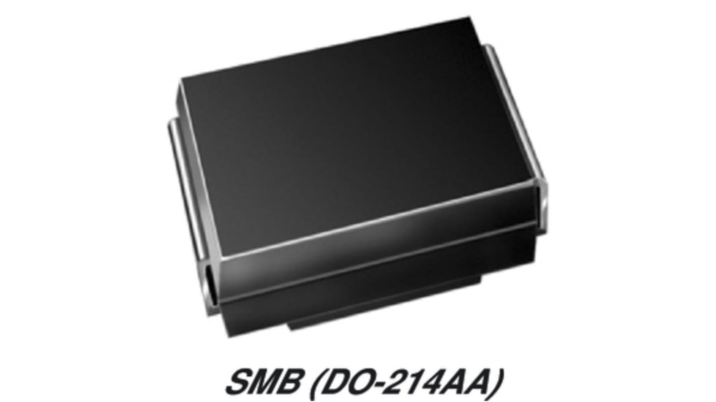 Vishay P6SMB15A-E3/52, Uni-Directional TVS Diode, 600W, 2-Pin DO-214AA