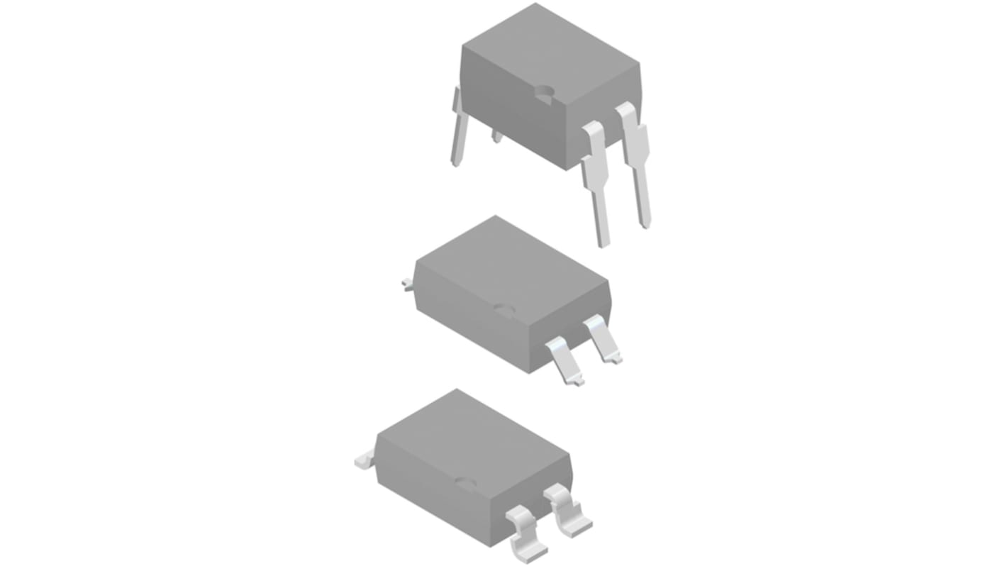 Vishay, SFH6106-2 DC Input Phototransistor Output Optocoupler, Surface Mount, 4-Pin SMD